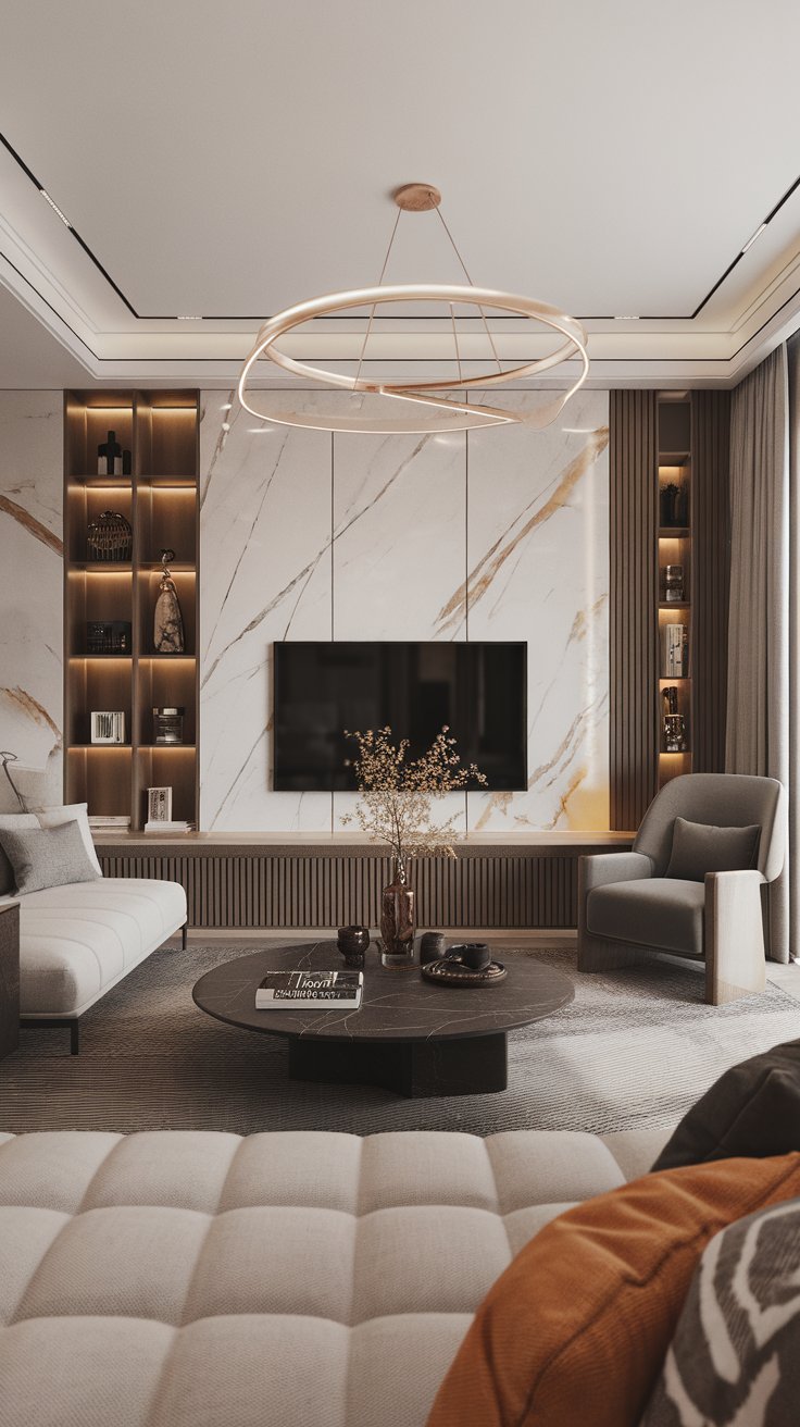 31 Sleek Minimalist Living Room Ideas for Modern Simplicity: Embrace Elegance and Functionality Minimalist coffee table with concealed storage for a clutter-free space.